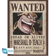 ABYstyle One Piece Poster Chibi 38 x 52 cm - Wanted Blackbeard