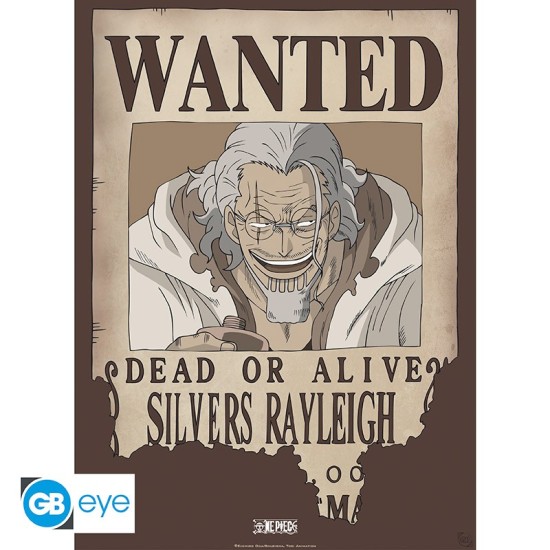 ABYstyle One Piece Poster Chibi 38 x 52 cm - Wanted Rayleigh - Plakāts