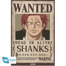 ABYstyle One Piece Poster Maxi 91.5 x 61 cm - Wanted Shanks