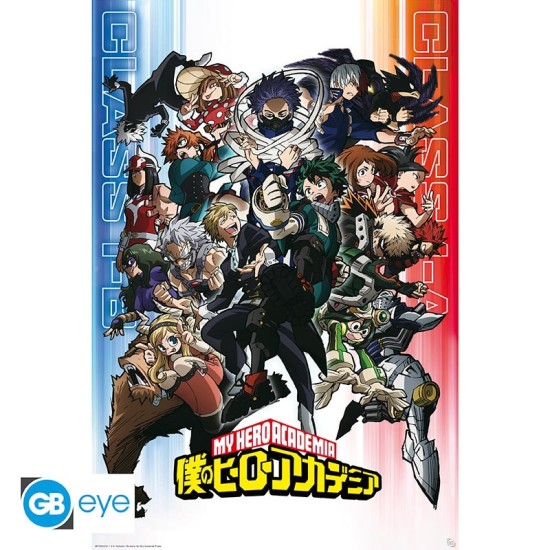 ABYstyle My Hero Academia Poster Maxi 91.5 x 61 cm - Class 1-A vs 1-B - Plakāts