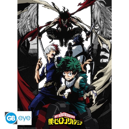 ABYstyle My Hero Academia Poster Chibi 38 x 52 cm - Stain vs Students - Plakāts