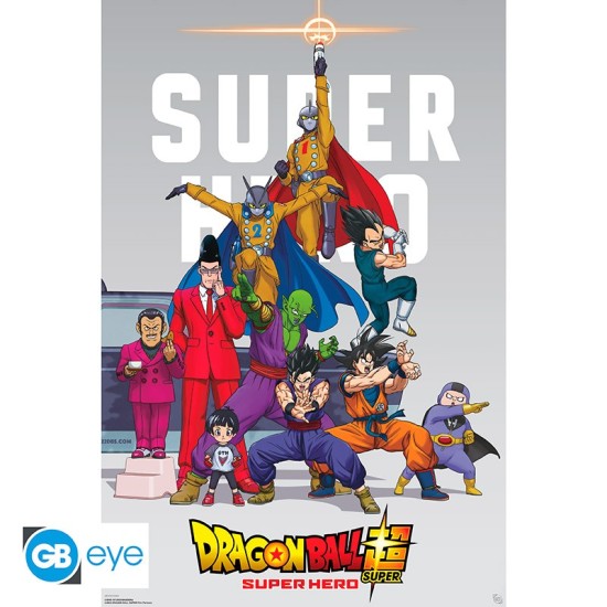 ABYstyle Dragon Ball Hero Poster Maxi 91.5 x 61 cm - Group - Plakāts