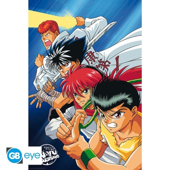 ABYstyle YuYu Hakusho Poster Maxi 91.5 x 61 cm - Group - Plakāts