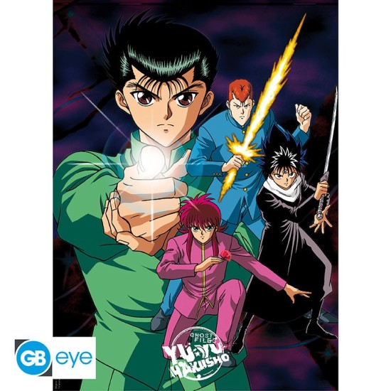 ABYstyle YuYu Hakusho Poster Chibi 38 x 52 cm - Yusuke's Group - Plakāts