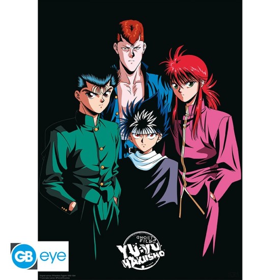 ABYstyle YuYu Hakusho Poster Chibi 38 x 52 cm - Group Shot - Plakāts