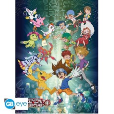 ABYstyle Digimon Adventure Poster Chibi 38 x 52 cm - Digi-World