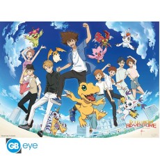 ABYstyle Digimon Adventure Poster Chibi 38 x 52 cm - Last Evolution Kizuna - Plakāts