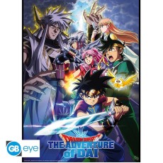 ABYstyle Dragon Quest Poster Chibi 38 x 52 cm - Dai's Group vs Vearn - Plakāts