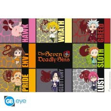 ABYstyle The Seven Deadly Sins Poster Maxi 91.5 x 61 cm - Chibi Sins