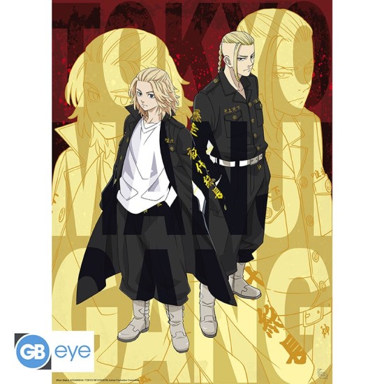 ABYstyle Tokyo Revengers Poster Chibi 38 x 52 cm - Mikey & Draken - Plakāts