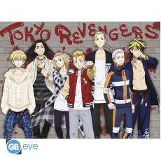 ABYstyle Tokyo Revengers Poster Chibi 38 x 52 cm - Casual Tokyo Manji Gang