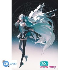 ABYstyle Hatsune Miku Poster Maxi 91.5 x 61 cm - Happy 16th Birthday Miku