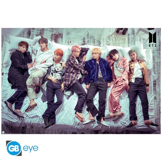 ABYstyle BTS Poster Maxi 91.5 x 61 cm - Group Bed - Plakāts