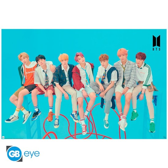 ABYstyle BTS Poster Maxi 91.5 x 61 cm - Group Blue - Plakāts