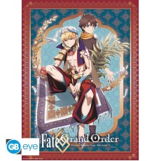 ABYstyle Fate Grand Order Poster Chibi 38 x 52 cm - Fujimaru & Gilgamesh - Plakāts
