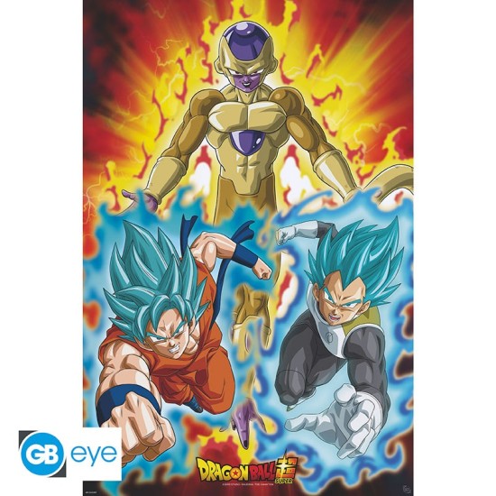 ABYstyle Dragon Ball Super Poster Maxi 91.5 x 61 cm - Golden Frieza - Plakāts