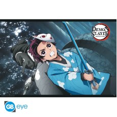 ABYstyle Demon Slayer Poster Maxi 91.5 x 61 cm - Tanjiro & Urukodaki