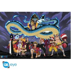 ABYstyle One Piece Poster Maxi 91.5 x 61 cm - The Crew Versus Kaido