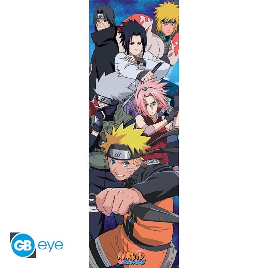 ABYstyle Naruto Shippuden Door Poster 53 x 158 cm - Group - Durvju plakāts