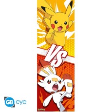 ABYstyle Pokemon Door Poster 53 x 158 cm - Pikachu and Scorbunny