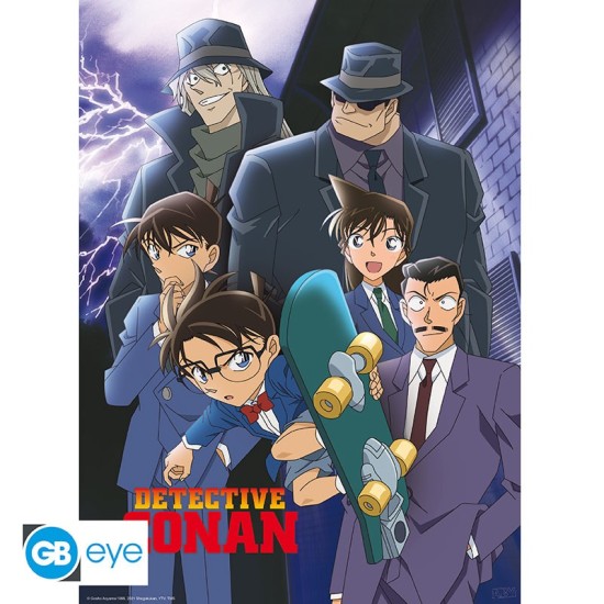 ABYstyle Detective Conan Poster Chibi 38 x 52 cm - Group - Plakāts