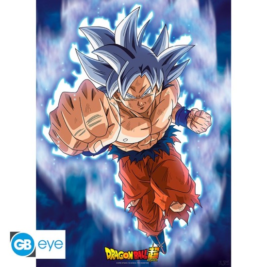 ABYstyle Dragon Ball Super Poster Chibi 38 x 52 cm - Goku Ultra Instinct - Plakāts