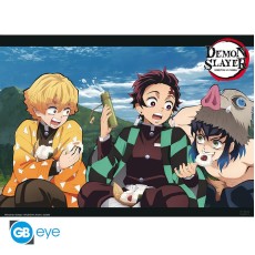 ABYstyle Demon Slayer Poster Chibi 38 x 52 cm - Trio
