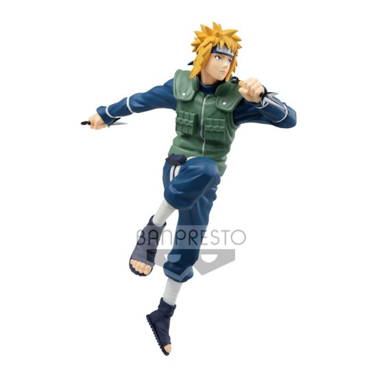Banpresto Naruto Shippuden Vibration Stars Figure 18cm - Namikaze Minato - Plastmasas figūriņa