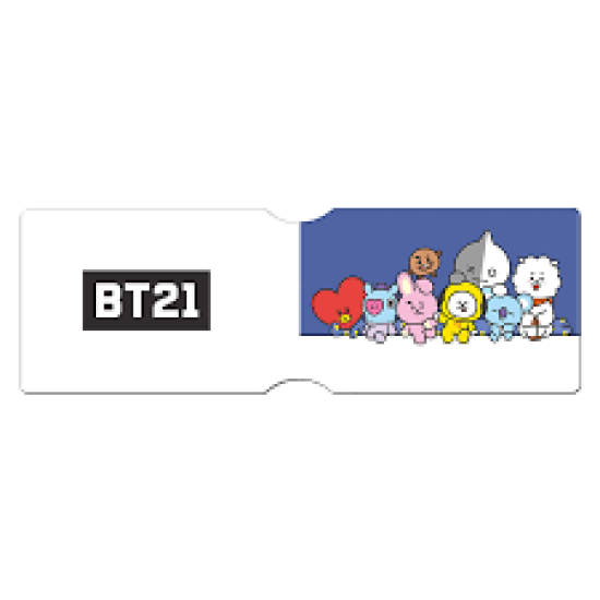 ABYstyle BT21 Card Holder Case 21 x 7cm - Characters Stack - Karšu turētājs / maks