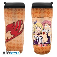 ABYstyle Fairy Tail Thermos Mug 355ml - Lucy / Natsu / Emblem - Термокружка