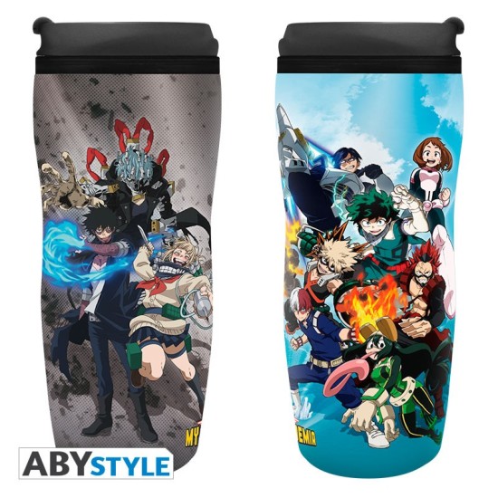 ABYstyle My Hero Academia Thermos Mug 355ml - Heroes vs Villains - Termokrūze