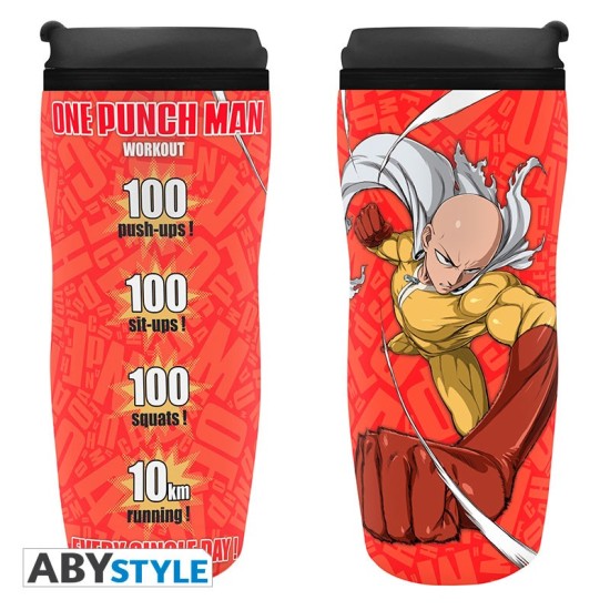 ABYstyle One-Punch Man Thermos Mug 355ml - Saitama - Termokrūze