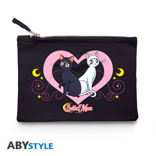 ABYstyle Sailor Moon Cosmetic Case - Luna & Artemis - Kosmētikas maks