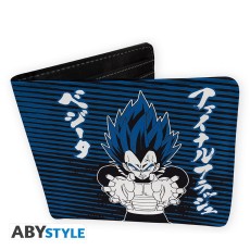 ABYstyle Dragon Ball Super Wallet 9.5 x 11cm - Vegeta Royal Blue -