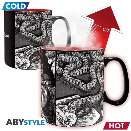 ABYstyle Junji Ito Collection Heat Change Ceramic Mug 460ml - Honored Ancestor - Krūze