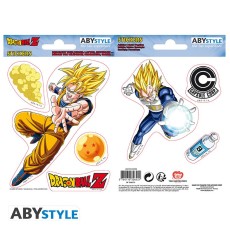 ABYstyle Dragon Ball Z Stickers 2 sheets / 16 x 11cm - Goku and Vegeta