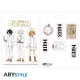 ABYstyle The Promised Neverland Stickers 2 sheets / 16 x 11cm - Orphans - Uzlīmju komplekts