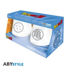 ABYstyle Dragon Ball Glass Set 300ml - Kame & Dragon Ball