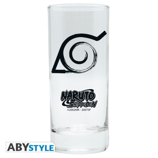 ABYstyle Naruto Shippuden Glass 290ml - Konoha - Glāze