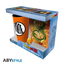 ABYstyle Dragon Ball Z Gift Set Glass 400 ml / Pin / Notebook - Dragon Ball