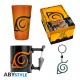 ABYstyle Naruto Shippuden Gift Set 3D Mug / Glass 400 ml / Keychain - Komplekts krūze / glāze / atslēgu piekariņš