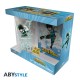 ABYstyle My Hero Academia Gift Set Glass 400 ml / Pin / Notebook - Heroes - Komplekts glāze / piespraude / klade