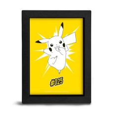 ABYstyle Pokemon POP Color Frame Kraft 15 x 20 cm - Pikachu - Картонная рамка с изображением