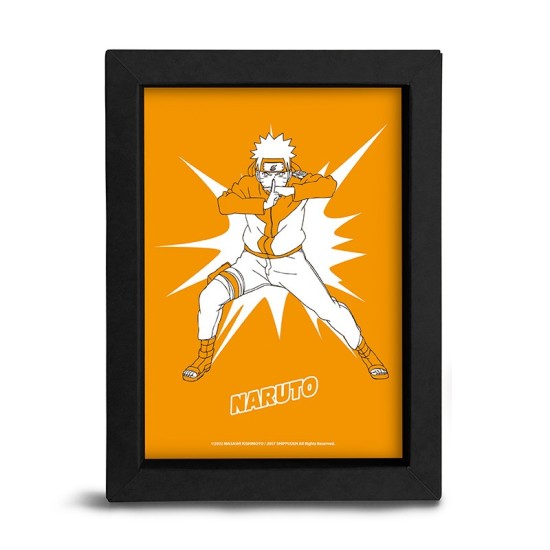 ABYstyle Naruto Shippuden POP Color Frame Kraft 15 x 20 cm - Naruto - Kartona rāmis ar attēlu