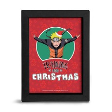 ABYstyle Naruto Shippuden Frame Kraft 15 x 20 cm - Training for Christmas