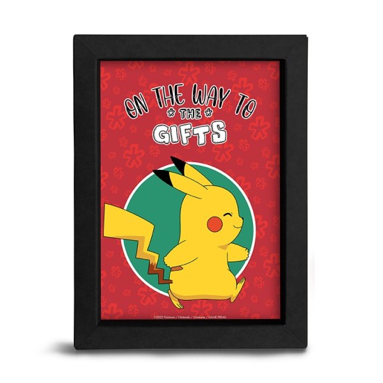 ABYstyle Pokemon Frame Kraft 15 x 20 cm - On the way to the gifts - Kartona rāmis ar attēlu