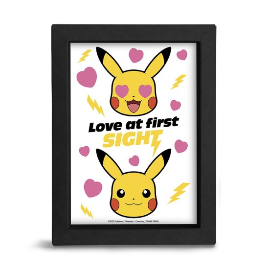 ABYstyle Pokemon Frame Kraft 15 x 20 cm - Love at first sight - Kartona rāmis ar attēlu