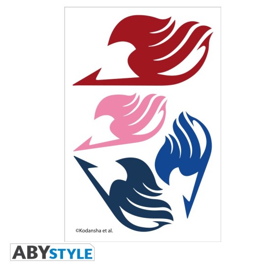 ABYstyle Fairy Tail Tattoos 10 x 15 cm - Tetovējumi