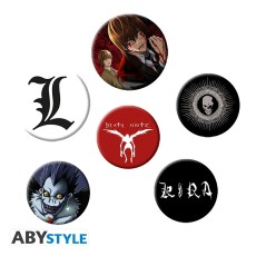 ABYstyle Death Note Pin Badge Pack (6 pcs.) - Mix