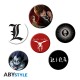 ABYstyle Death Note Pin Badge Pack (6 pcs.) - Mix - Piespraude